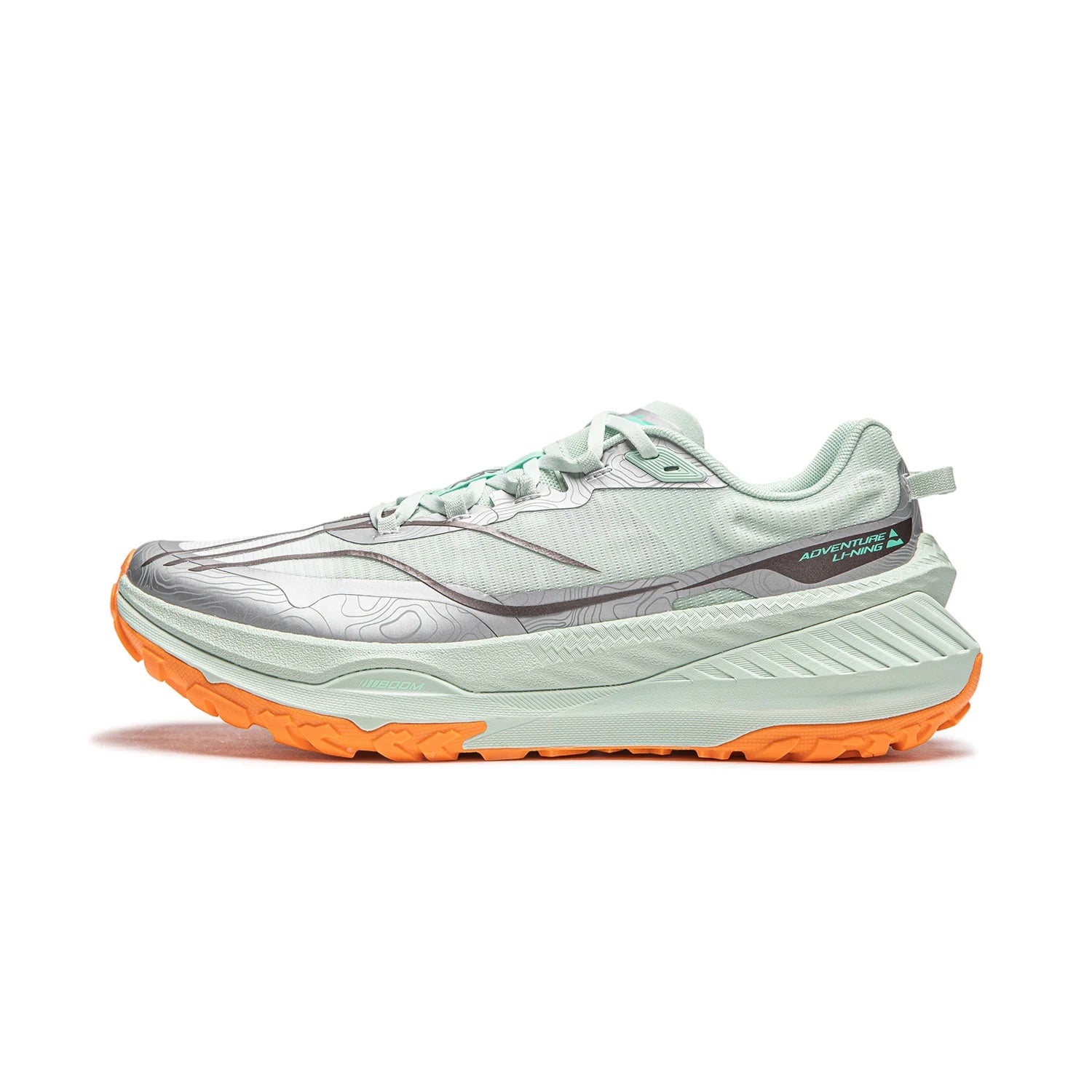 Li-Ning Men DI LU Trail Running Shoes Long Distance BOOM FIBER Cushion Sport Shoes Wearable Anti-Slip Sneakers ARNU003 ARNU009
