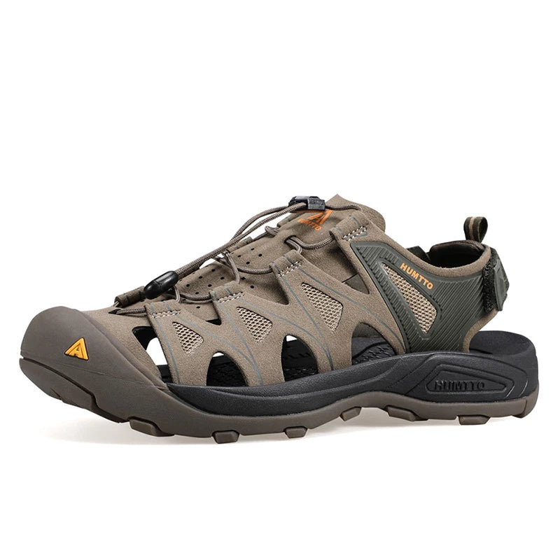 HUMTTO Water Shoes for Men Breathable Summer Beach Sandals Outdoor Hiking Sandals Man Camping Fishing Climbing Men's Sneakers
