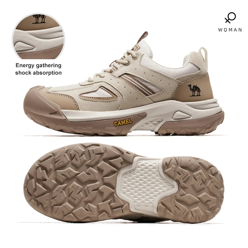 GOLDEN CAMEL Hiking Shoes Men and Women Sports Shoes Outdoor Non-slip Wear-resistant Breathable Non-slip Trekking Shoes for Men