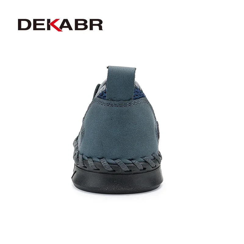 DEKABR Designer Comfortable Casual Men Shoes Summer Mesh Breathable Outdoor Driving Non-Slip Shoes Men Plus Size 39-48