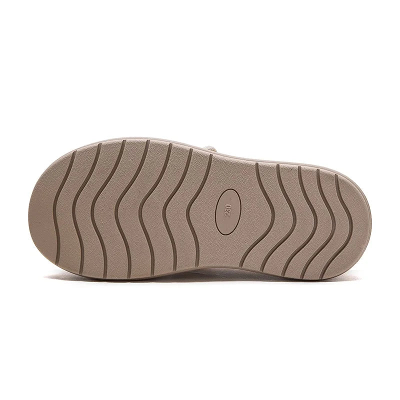 DRKANOL 2025 Mixed Colors Genuine Leather Outside Slippers Women Summer Round Toe Flat Platform Casual Slingback Slides Shoes