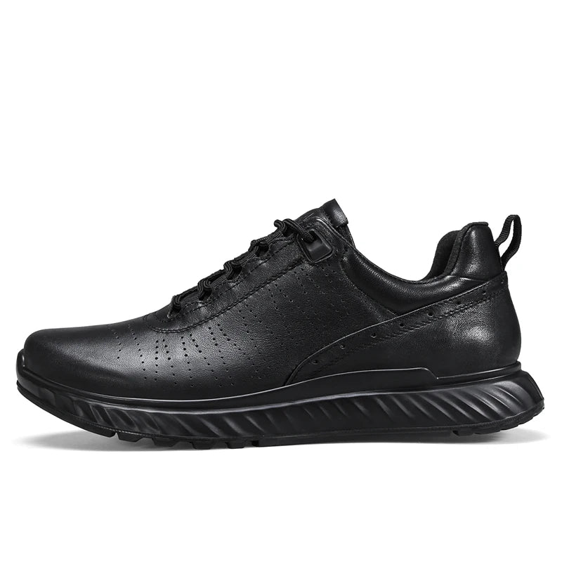 HUMTTO Sneakers for Men Luxury Designer Trail Running Shoes Men's Breathable Sport Mens Tennis Black Leather Casual Man Trainers