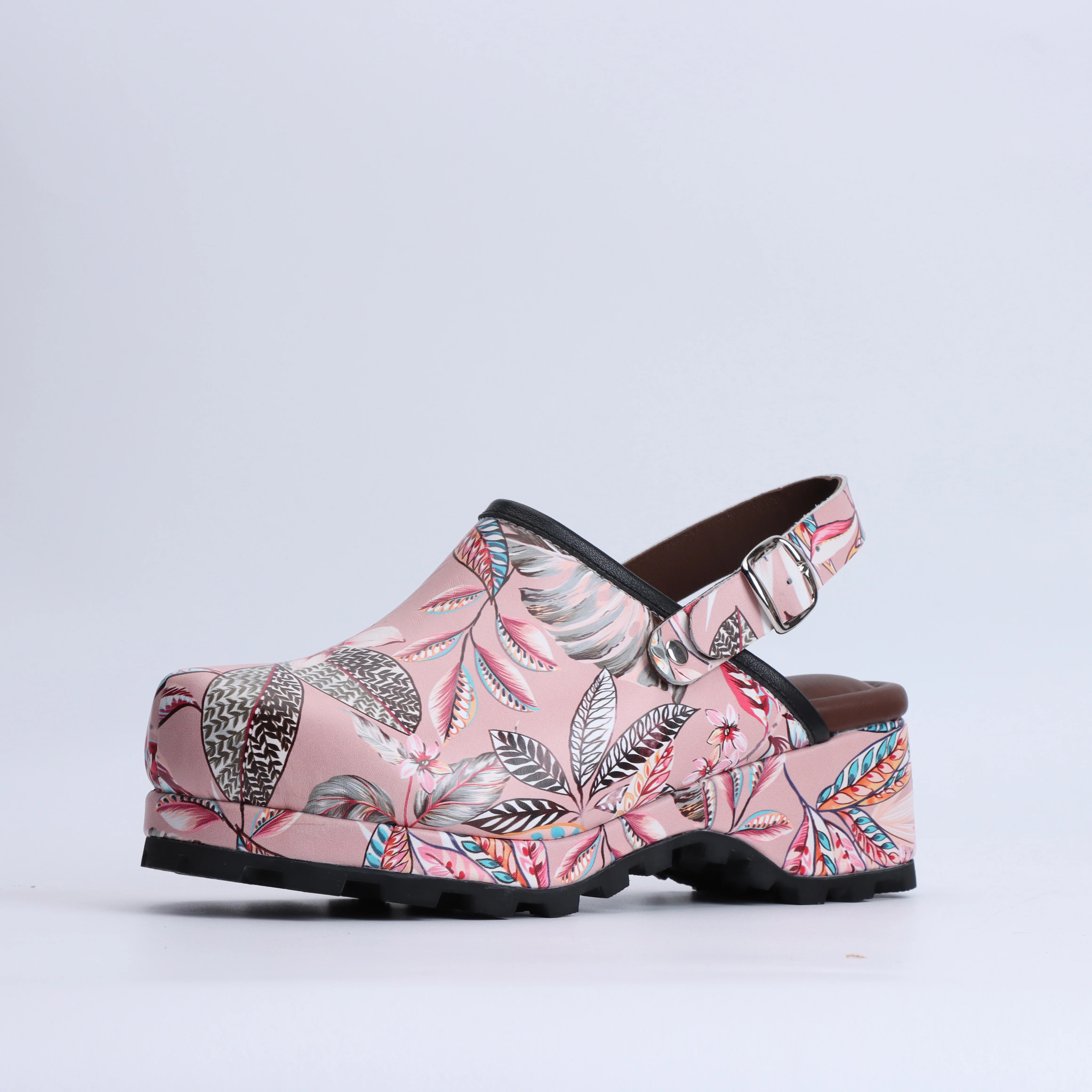 Luxury Designer Slingback Sandals for Women,Handmade Lambskin,Rubber Sole,Trendy 2025 Fashion Slides,Graffiti Print,Summer Shoes