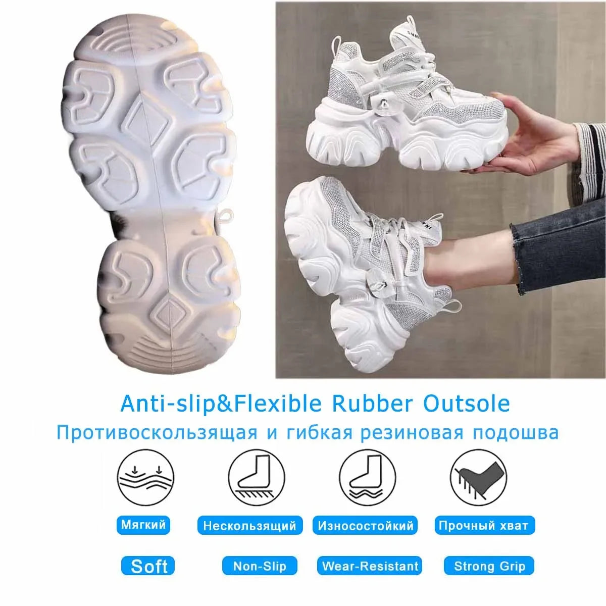 Koznoy 10cm Air Mesh Microfiber Leather Vulcanize Platform Wedge Flats Comfy Summer Chunky Sneaker Hollow Women Sandals Shoes