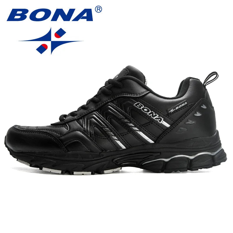 BONA 2023 New Designers Classics Casual Shoes Men Lightweight Vulcanize Shoes Man Walking Sneakers Mansculino Zapatillas Hombre