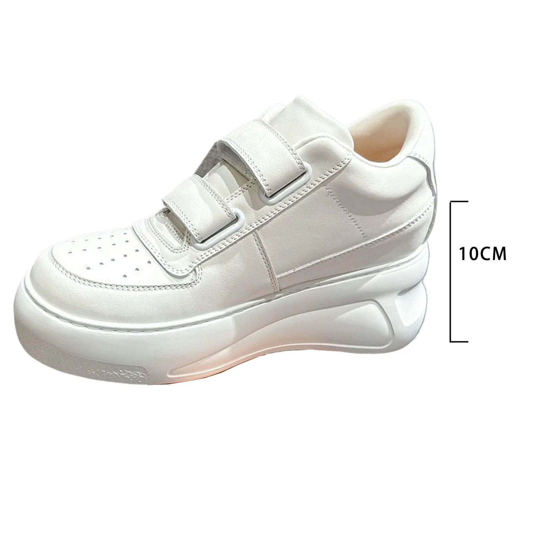 Koznoy 6cm 8cm 10cm 12cm Genuine Leather Booties Retro Spring Platform Autumn Flats Hook Chimney Women Boots Ankle Shoes