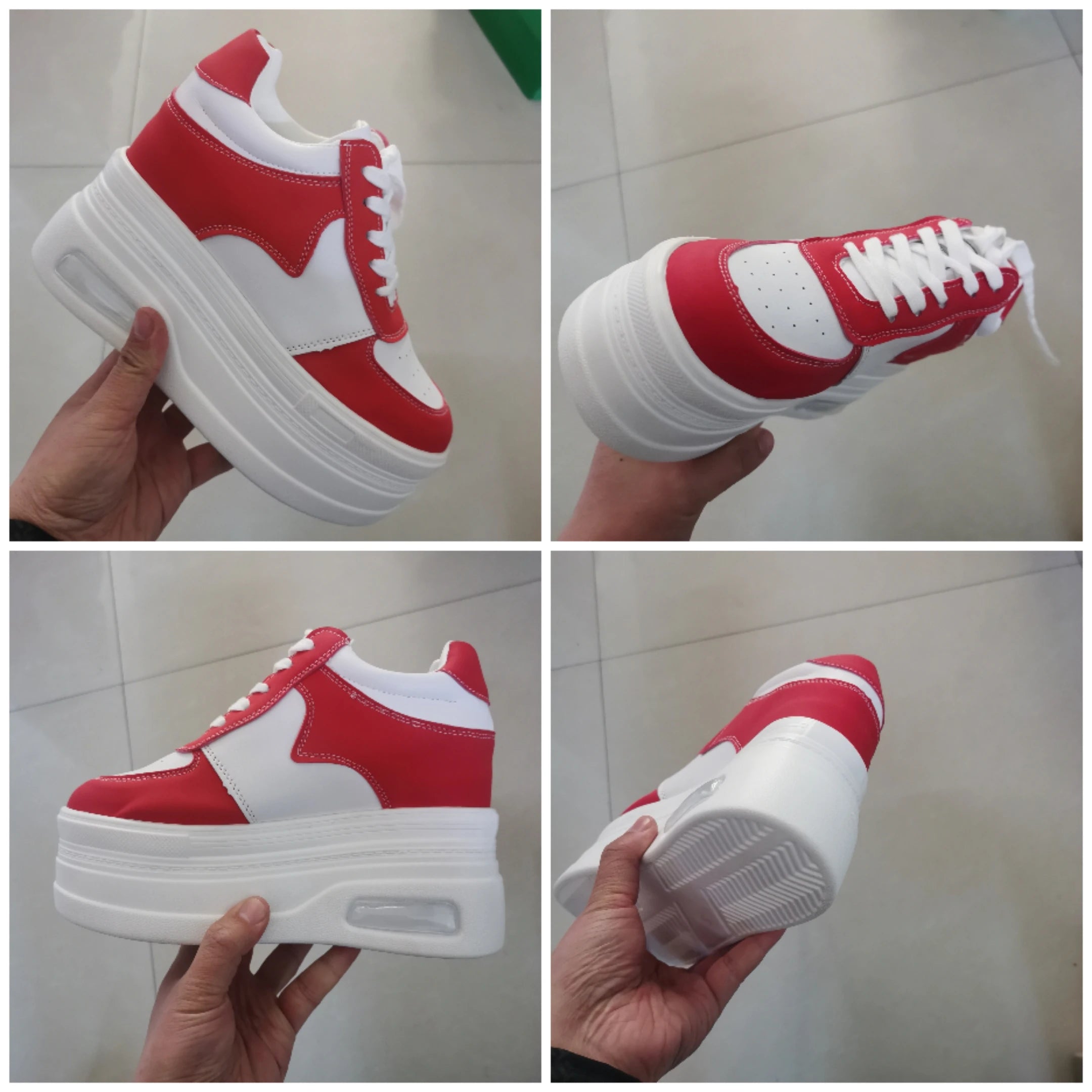 Fujin 8cm 10cm 12cm Synthetic Genuine Plush Platform Wedge Leather Autumn Spring Winter Boot Ankle 2024  Women High Brand Shoes