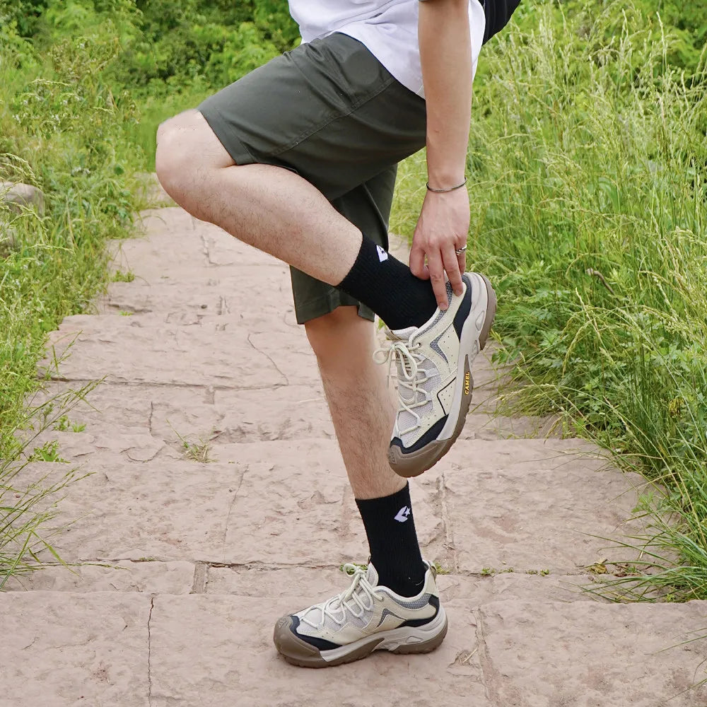 GOLDEN CAMEL Outdoor Hiking Shoes Leisure Lightweight Men's Mesh Breathable Hollow Sports Shoes for Men Trekking Shoe 2024 New