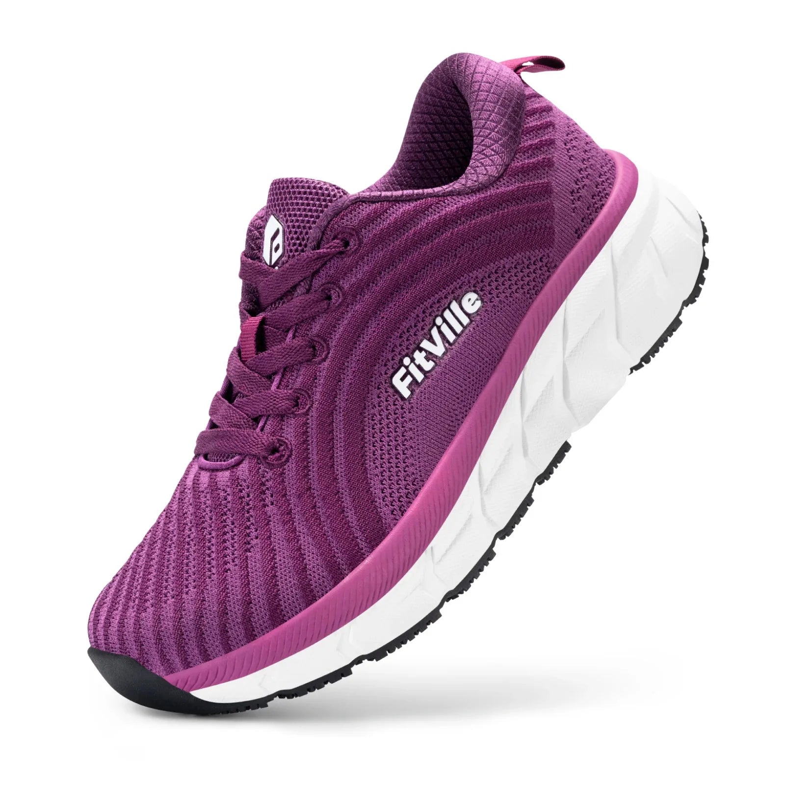 FitVille Wide Toe Box Shoes For Women Breathable Extra Wide Running Shoe Lightweight for Swollen Feet with Cushioned Relief Pain
