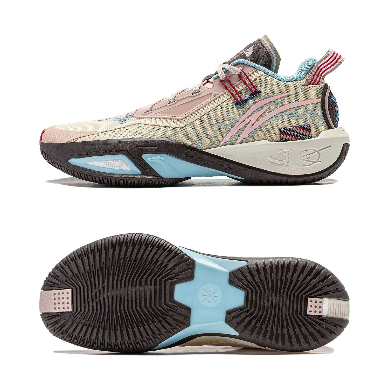 Li-Ning Men WADE FISSION 9 Professional Basketball Shoes BOOM Cushion Wearable Sport Shoes Stable Support Sneakers ABPU003