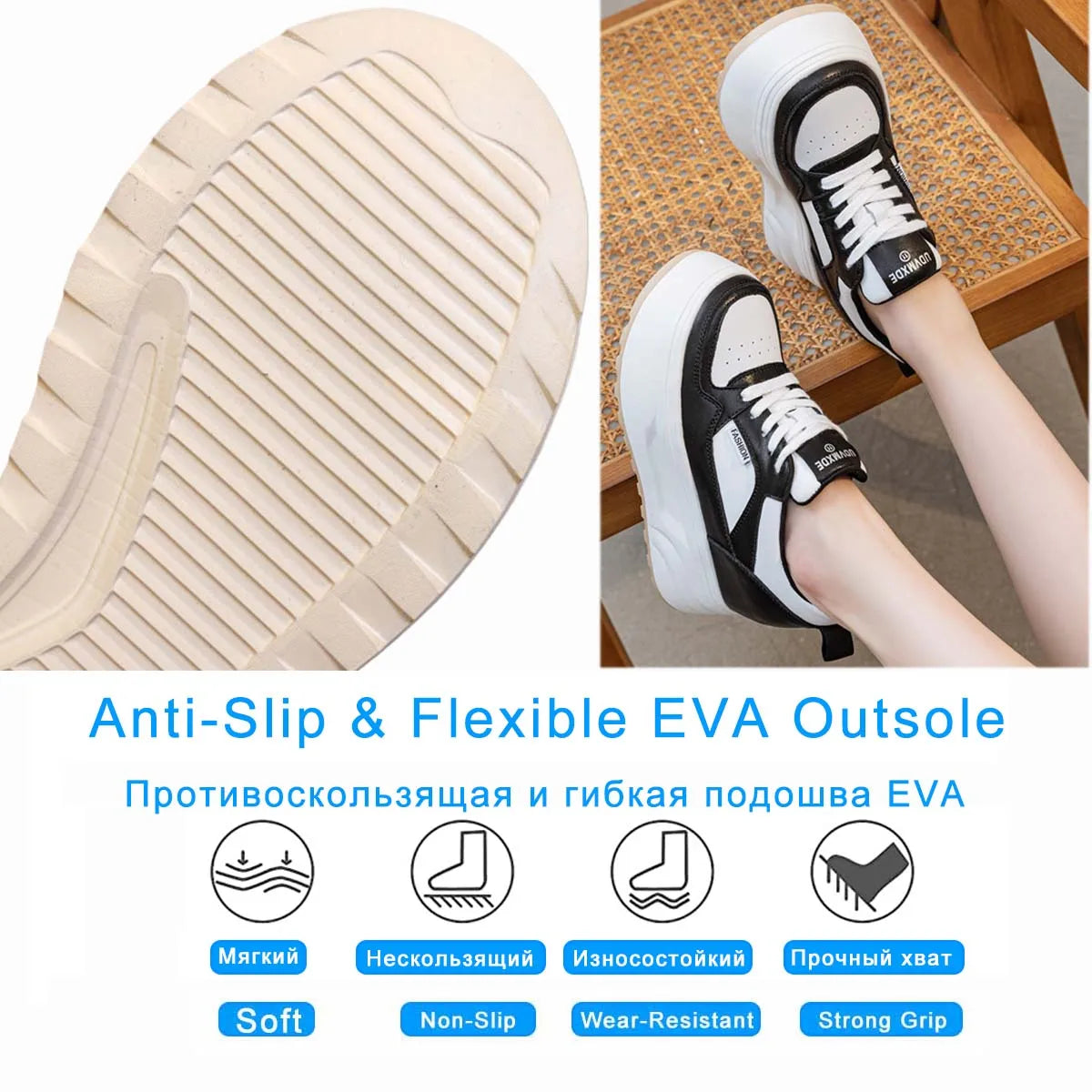 Fujin 10cm Genuine Leather Shoes Platform Wedge Sneakers Women Boots Ankle Booties Hidden Heels Spring Vulcanize Autumn Fashion