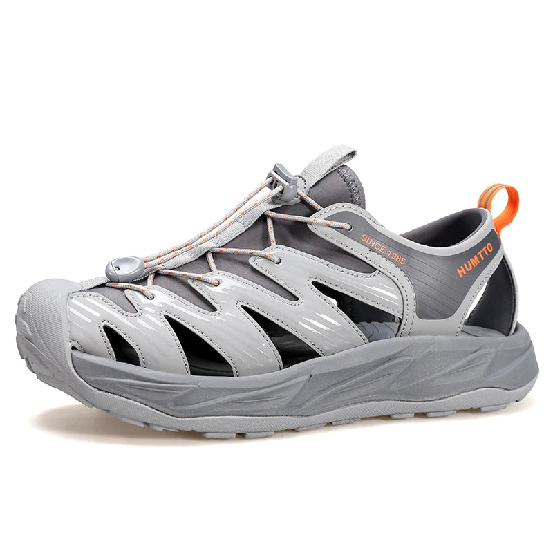 HUMTTO Hiking Shoes Summer Sandals for Men Breathable Outdoor Water Beach Mens Sandals Climbing Quick Drying Aqua Sneakers Man
