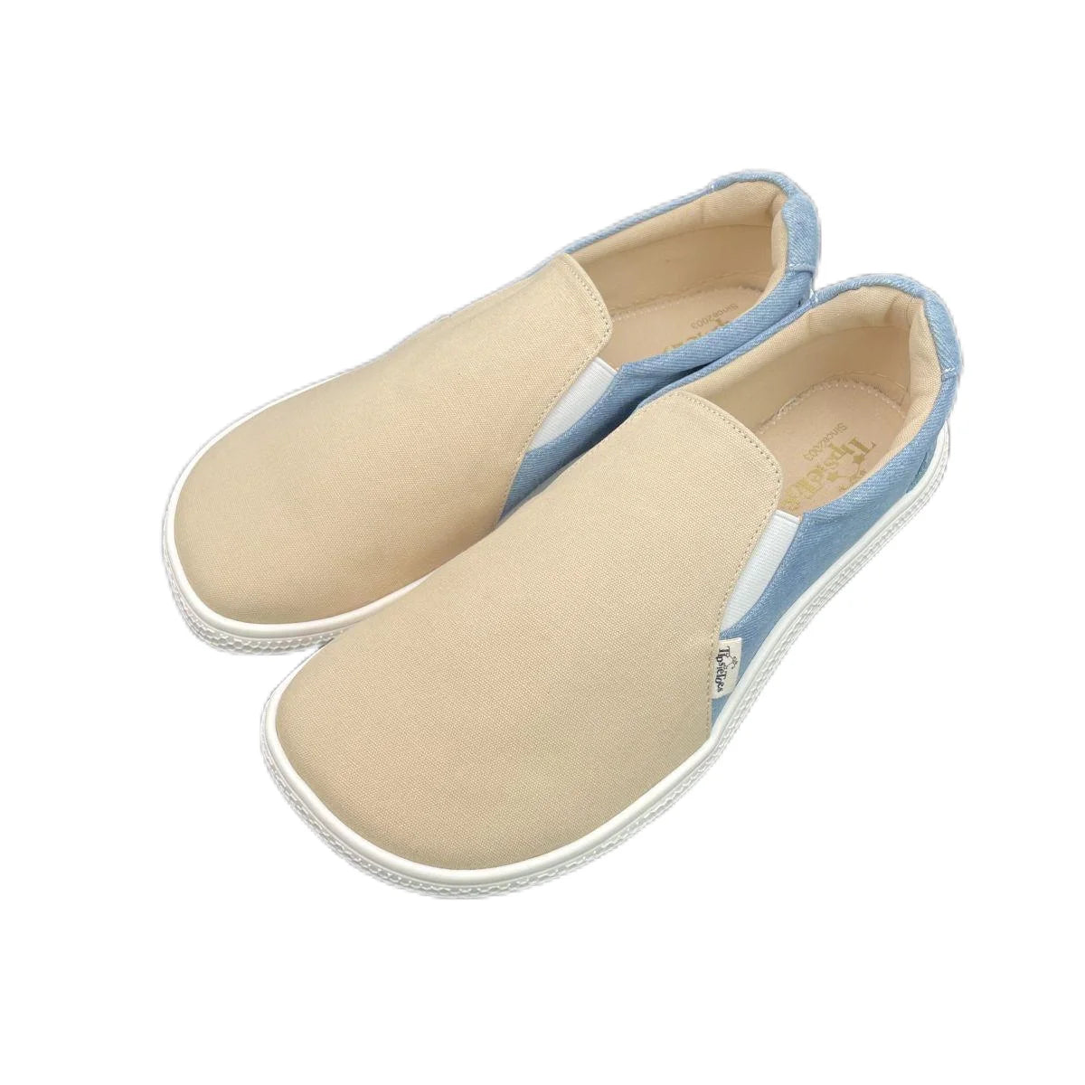 Tipsietoes 2025 New Barefoot Canvas Slippers For Women And Men With New Flat Soft Zero Drop Sole Wider Toe Box Light Weight