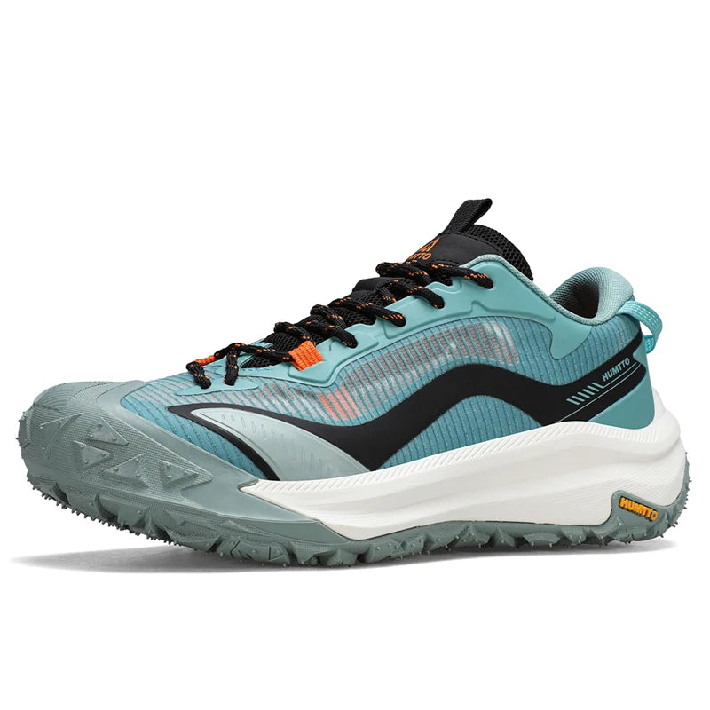HUMTTO Breathable Trekking Boots Outdoor Men's Sports Shoes Non-slip Hiking Shoes for Men Leather Safety Walking Sneakers Man