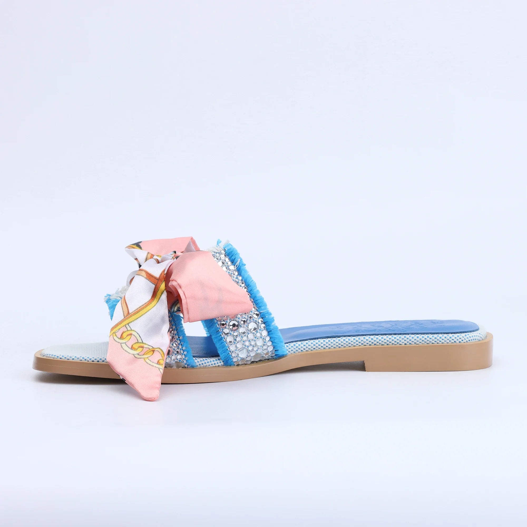 Luxury brands Designer Slippers shoes women Comfortable Flat Slip On Rhinestone Slides Designer High Quality Shoes