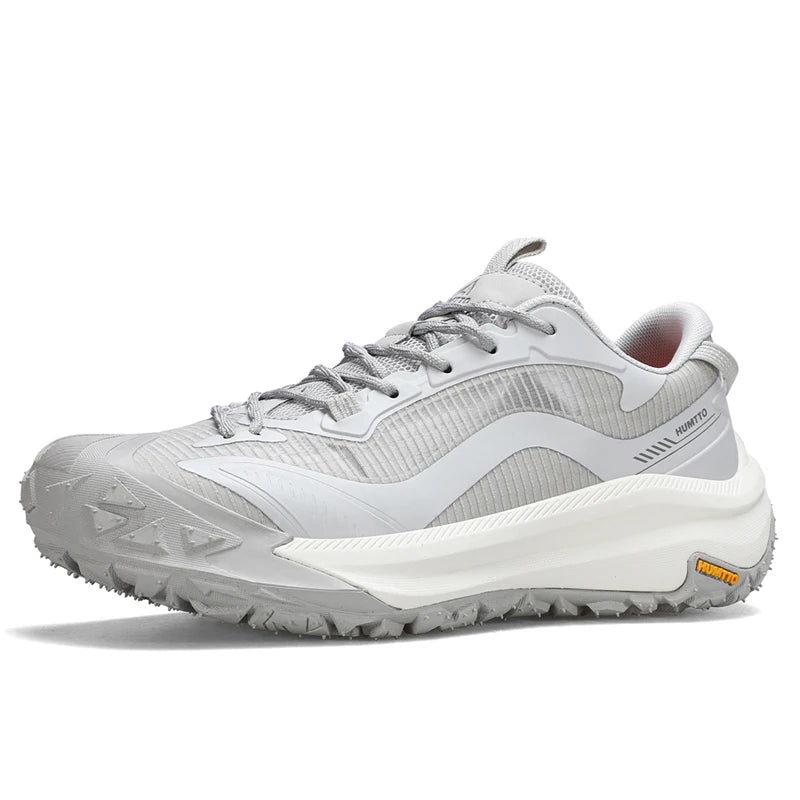 HUMTTO Breathable Trekking Boots Outdoor Men's Sports Shoes Non-slip Hiking Shoes for Men Leather Safety Walking Sneakers Man